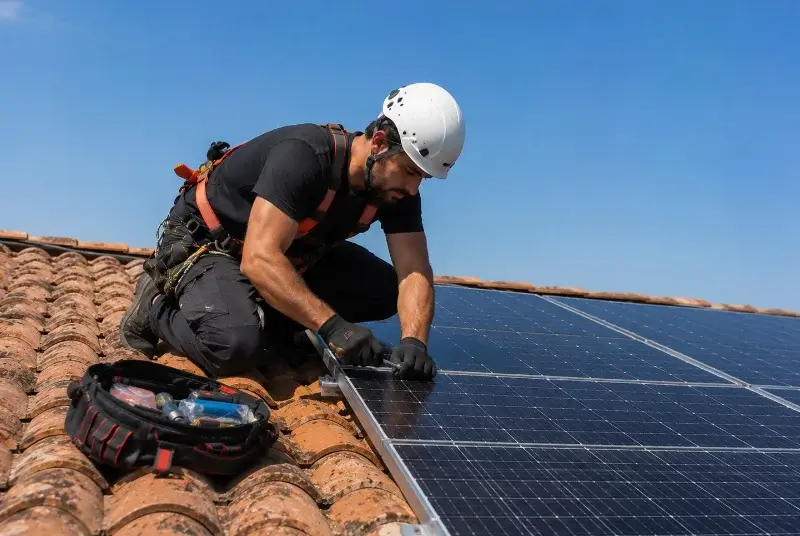 Maintenance et monitoring de panneaux solaires à Vielle-Soubiran