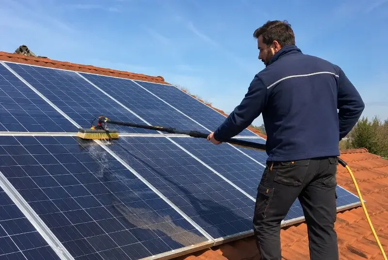Nettoyage et entretien de panneaux solaires à Vielle-Soubiran